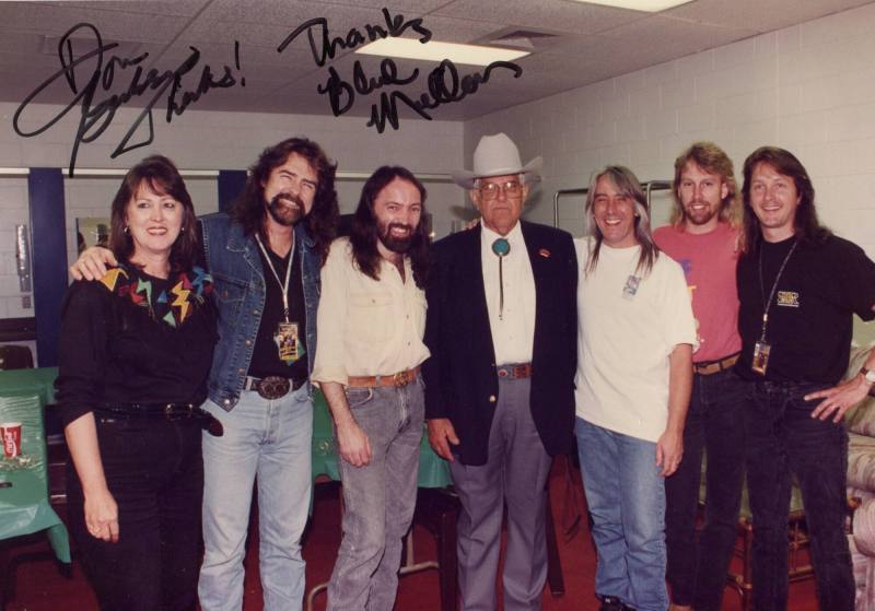 Autographed Photograph, Johnnie Holmes & the Gibson/Miller Band