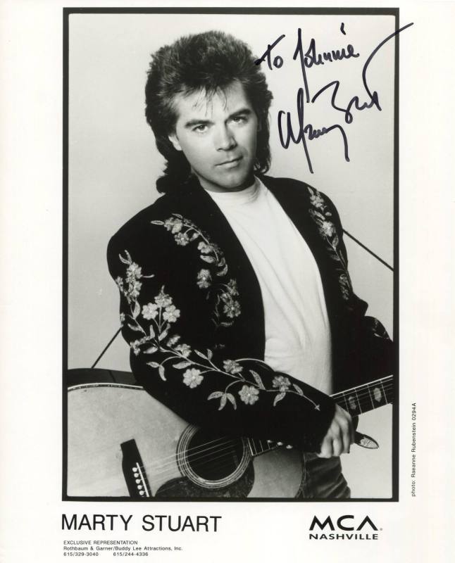 Autographed Print, Marty Stuart - Arkansas State Fair