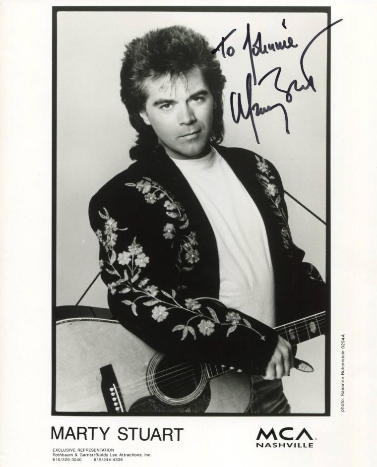 Autographed Print, Marty Stuart - Arkansas State Fair