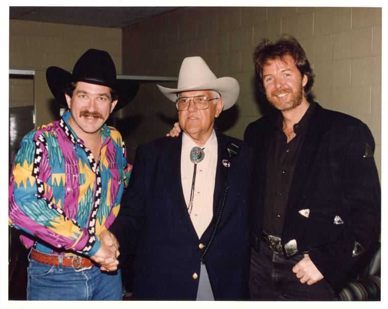 Photograph, Johnnie Holmes and Brooks & Dunn