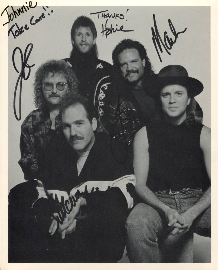 Autographed Print, Sawyer Brown - Arkansas State Fair Rodeo