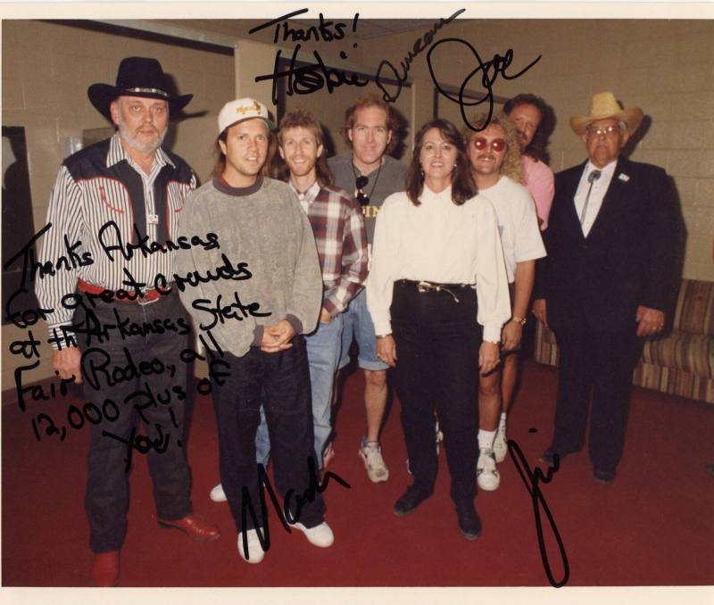 Autographed Photograph, Sawyer Brown - Arkansas State Fair Rodeo