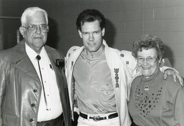 Photograph, Jonnie Holmes & Randy Travis - Arkansas State Fair