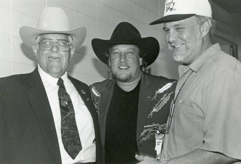 Photograph, Johnnie Holmes & John Anderson - Arkansas State Fair