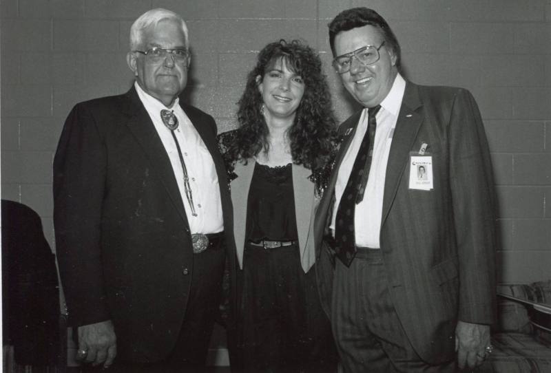 Photograph, Johnnie Holmes & Kathy Mattea - Arkansas State Fair Rodeo