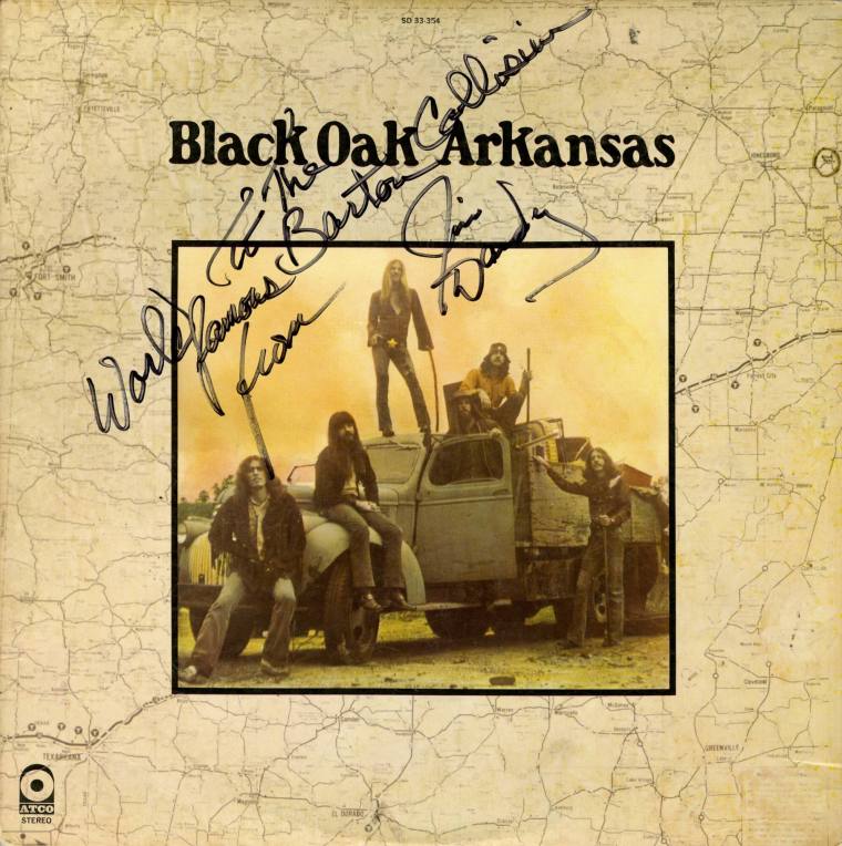 Autographed Album, "Black Oak Arkansas" - Jim "Dandy" Mangrum