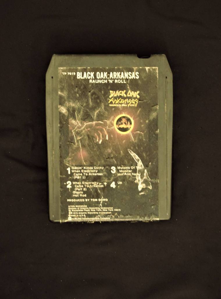 8-Track Tape, "Raunch 'N' Roll" Live - Black Oak Arkansas