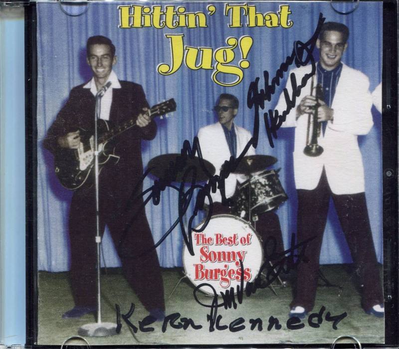 Autographed CD, "Hittin That Jug! The Best of Sonny Burgess" - Sonny Burgess