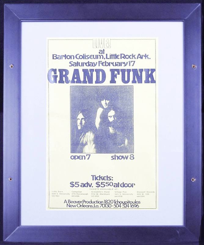 Poster Copy, Grand Funk Railroad - Barton Coliseum