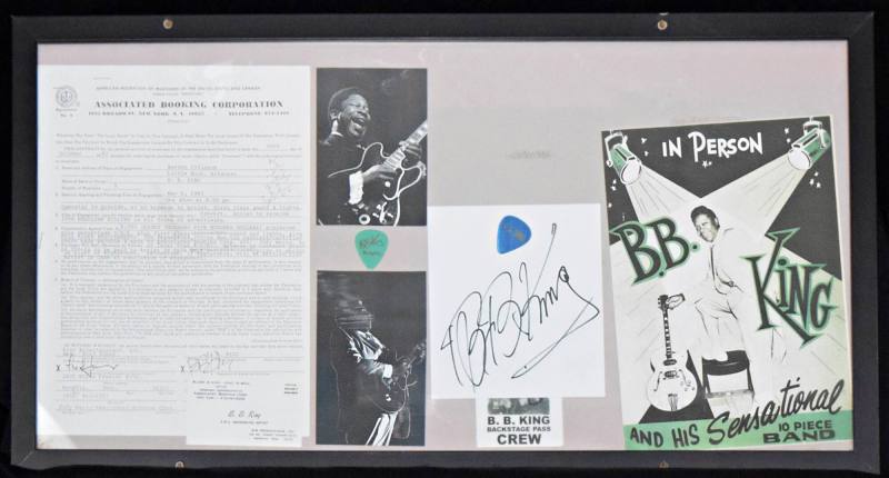 Print Collage, Original Autograph - BB King