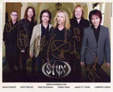 Print, Autographed - Styx