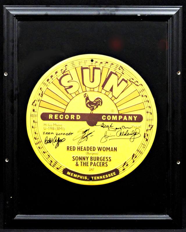 Autographed, Record - Sonny Burgess & The Pacers