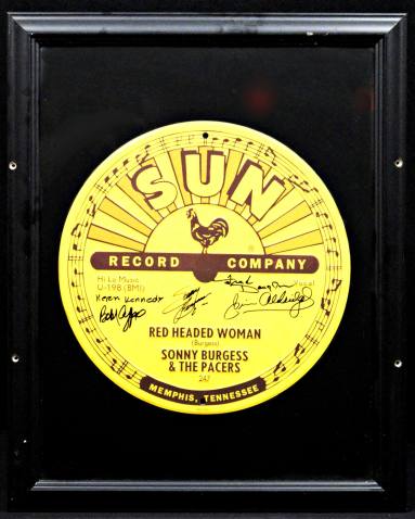 Autographed, Record - Sonny Burgess & The Pacers