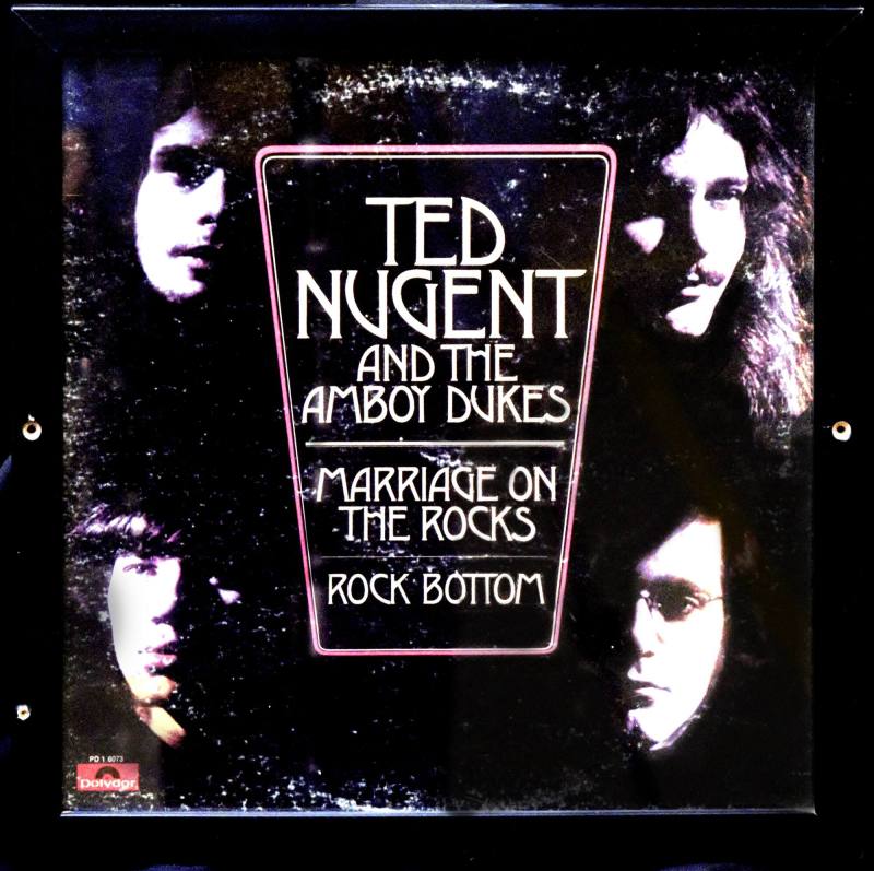 Album Cover, "Marriage on the Rocks/Rock Bottom" - Ted Nugent & The Amboy Dukes