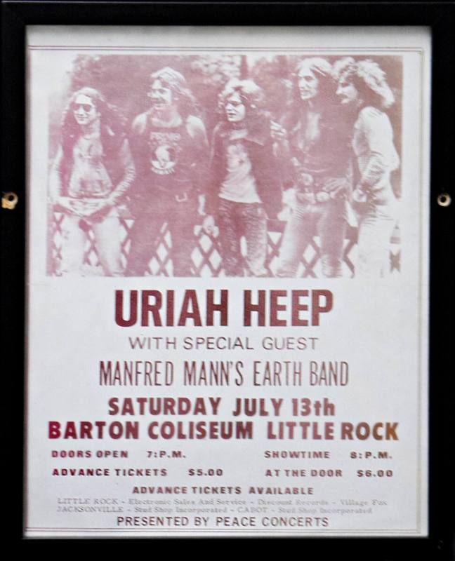 Poster Copy, Uriah Heep - Barton Coliseum