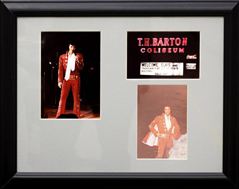 Photograph Collage, Elvis Presley - Barton Coliseum