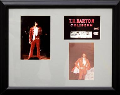 Photograph Collage, Elvis Presley - Barton Coliseum