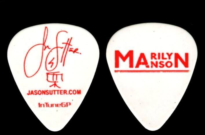 Guitar Pick, Signed - Marilyn Manson/Jason Sutter