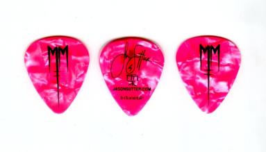 Guitar Pick, Signed - Marilyn Manson/Jason Sutter