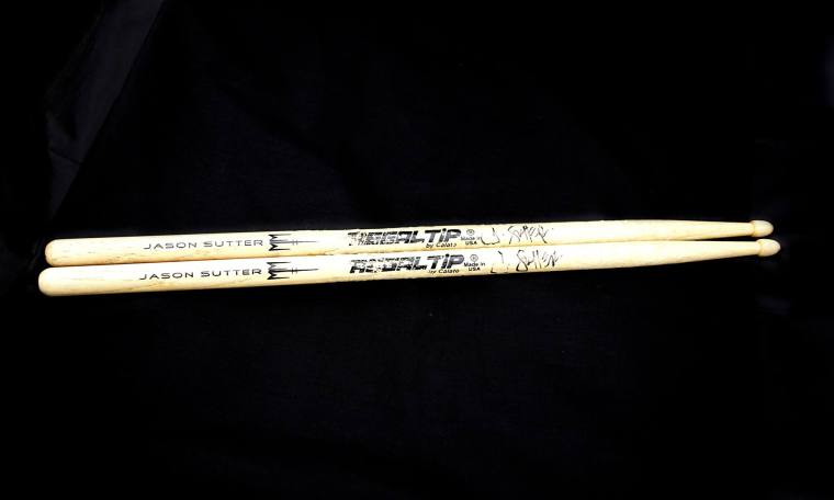 Autographed Drumsticks, Marilyn Manson/Jason Sutter - Barton Coliseum