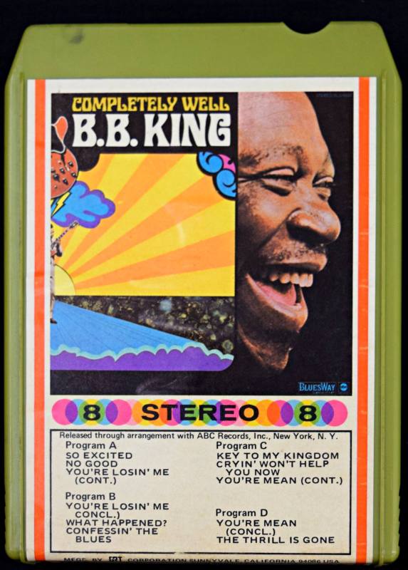 8-Track & Case, "Completely Well" - B.B. King