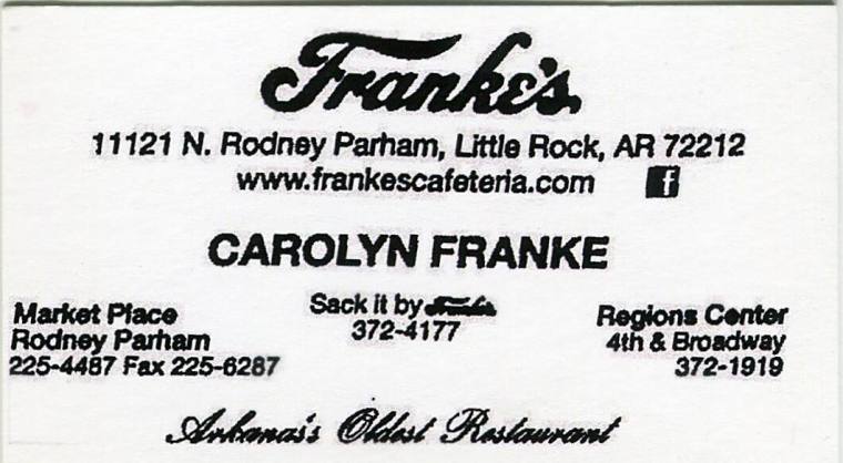 Card, Business - Carolyn Franke