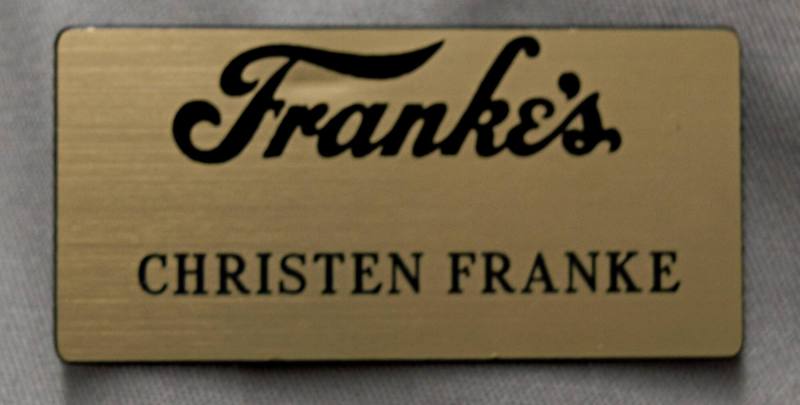 Badge, Name - Christen Franke's