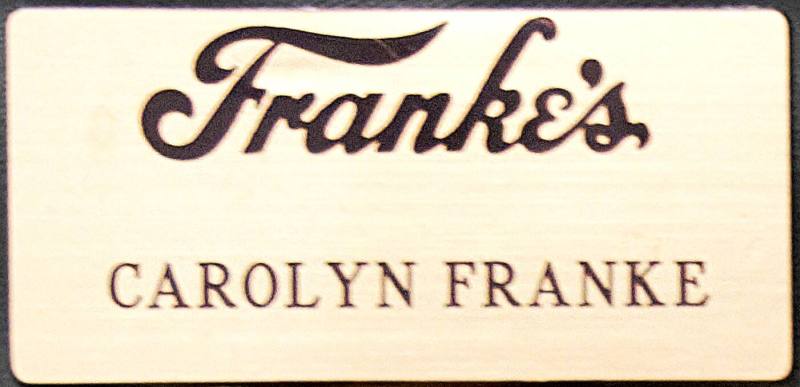 Badge, Name - Carolyn Franke's