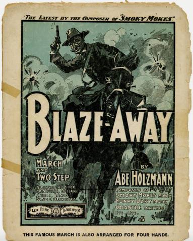 Sheet Music, "Blaze Away"