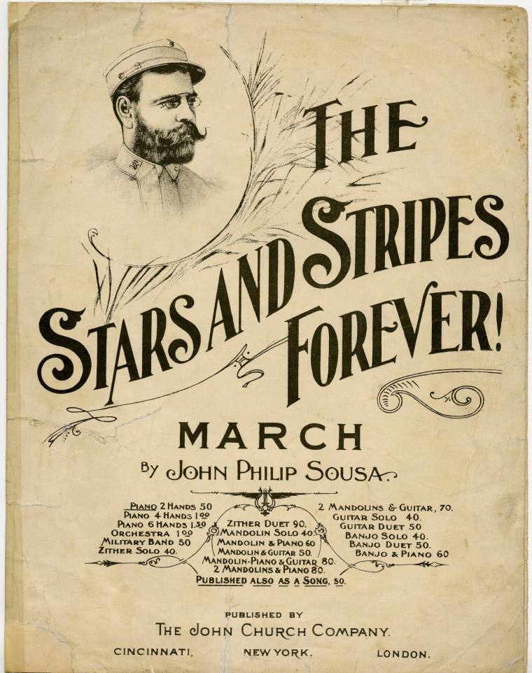 Sheet Music, "The Stars & Stripes Forever"