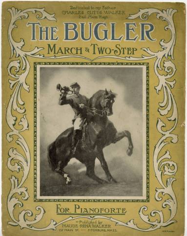 Sheet Music, "The Bugler March & Two-Step"