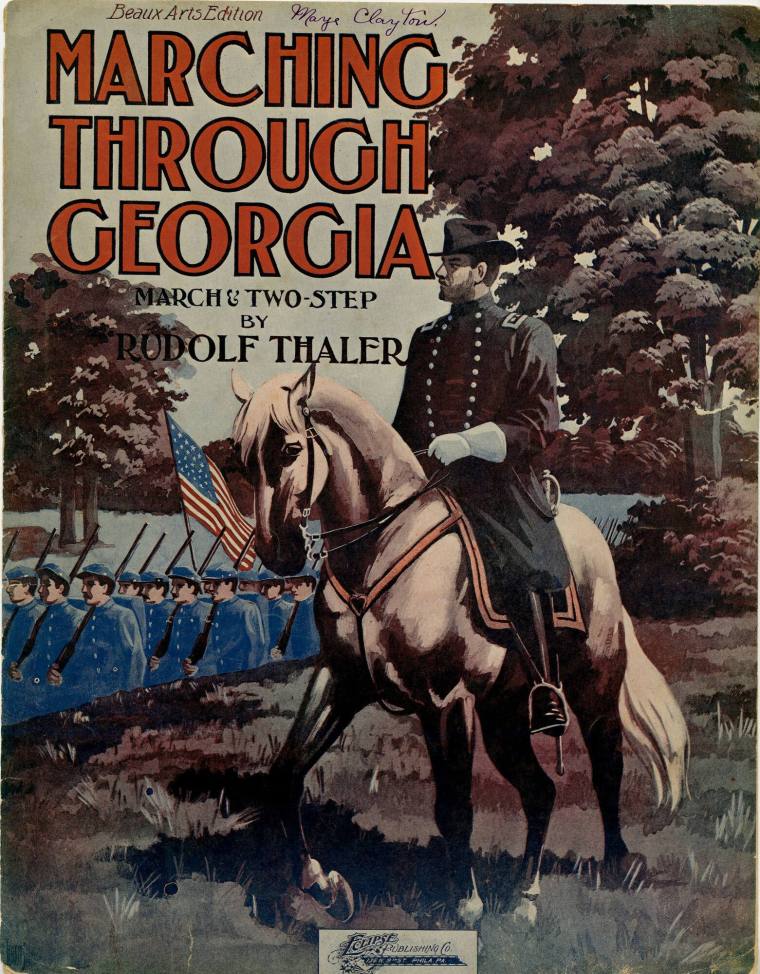 Sheet Music, "Marching Through Georgia"