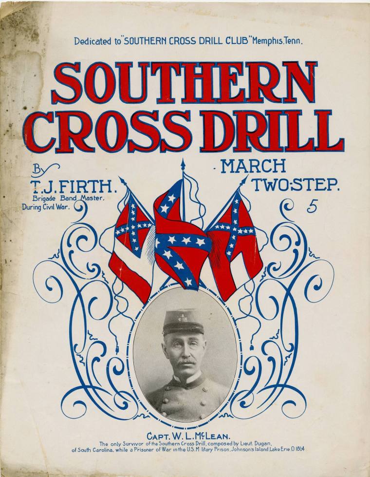 Sheet Music, "Southern Cross Drill March Two-Step"