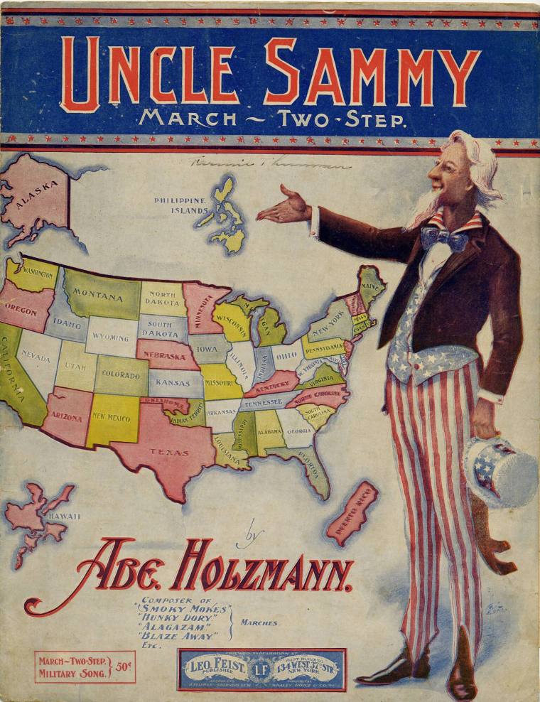 Sheet Music, "Uncle Sammy March Two Step"