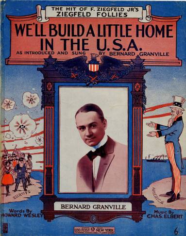 Sheet Music, "We'll Build A Little Home In The U.S.A."