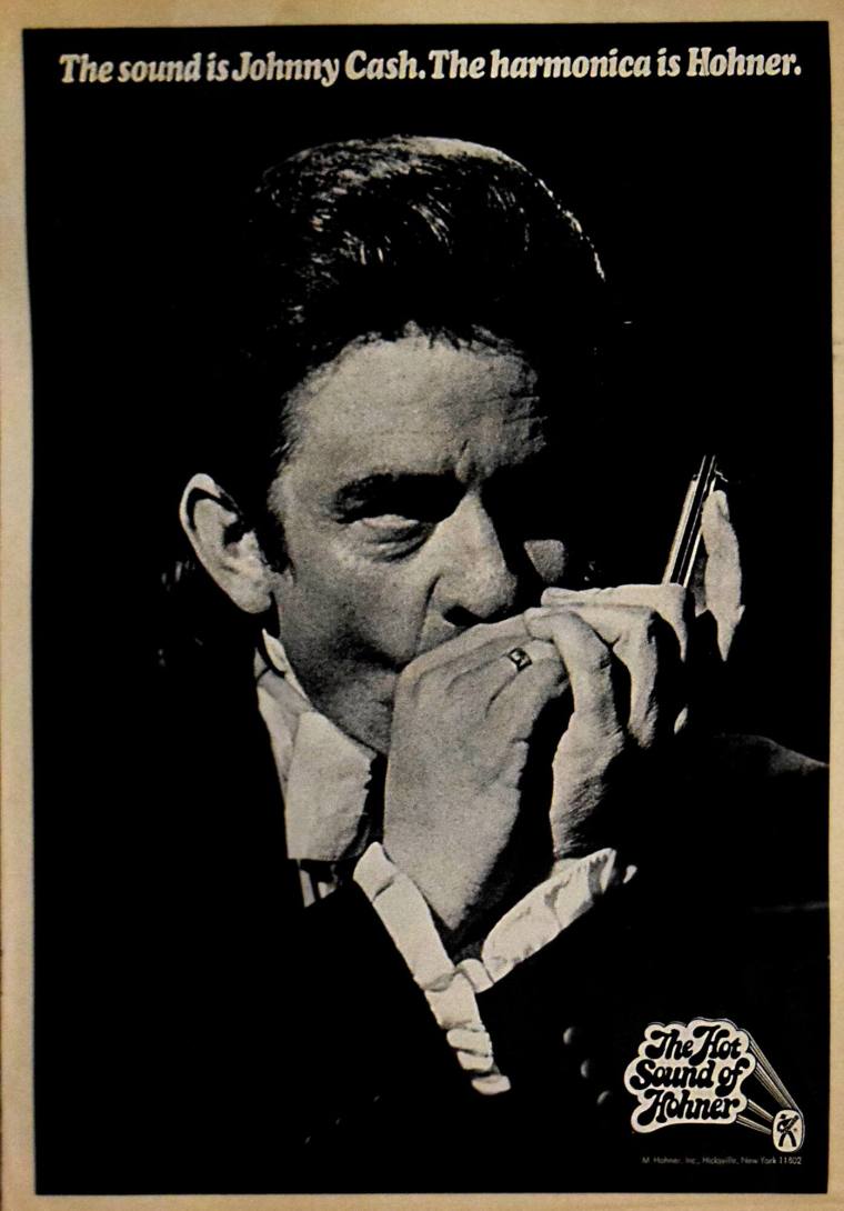 Advertisement & Article, Johnny Cash