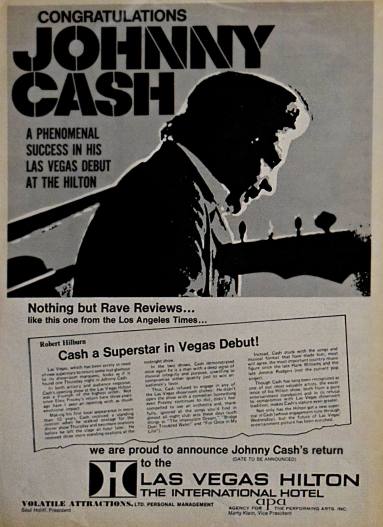 Page, Advertisement - Congratulations Johnny Cash