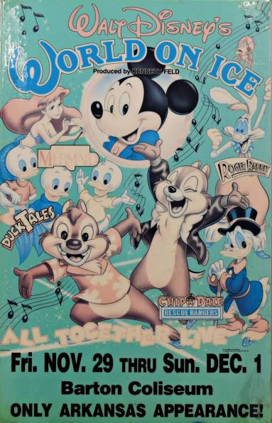 Poster, Walt Disney's World On Ice - Barton Coliseum