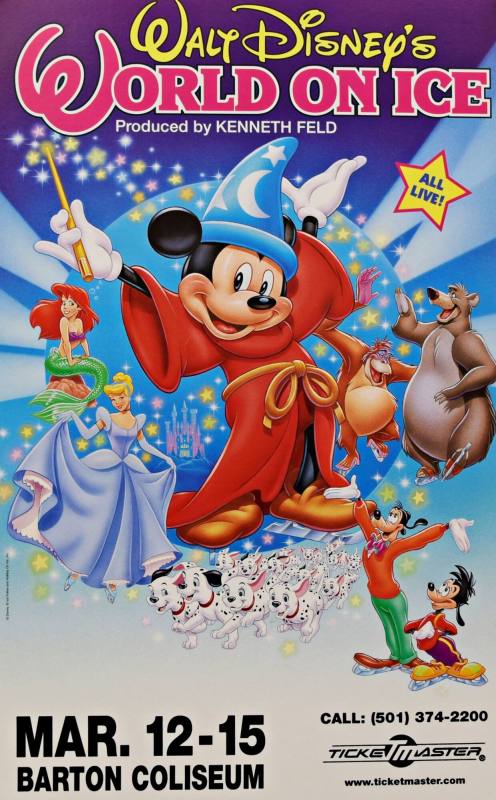 Poster, Walt Disney's World on Ice - Barton Coliseum