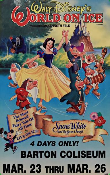 Poster, Walt Disney's World on Ice: Snow White - Barton Coliseum