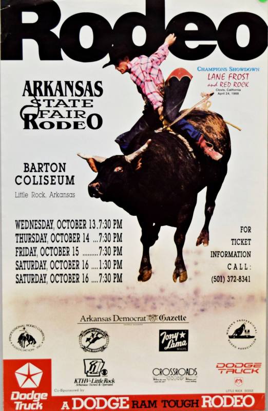 Poster, Arkansas State Fair Rodeo