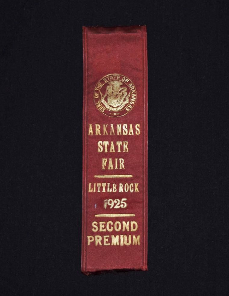 Ribbon, Second Premium - Arkansas State Fair