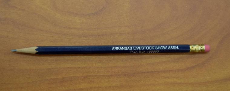 Pencil, Arkansas Livestock Show Association