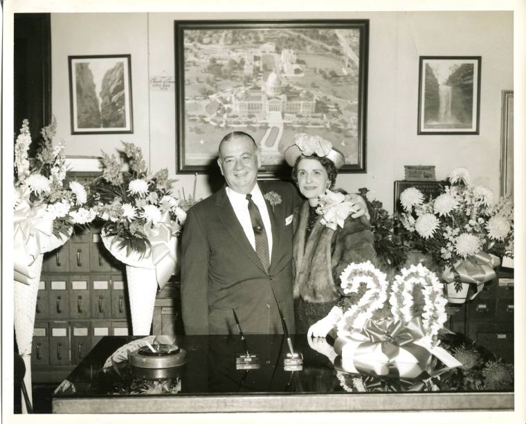 Photograph - C.G. and Nancy Hall