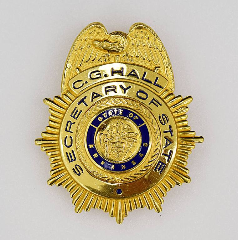 Badge - C.G. Hall	