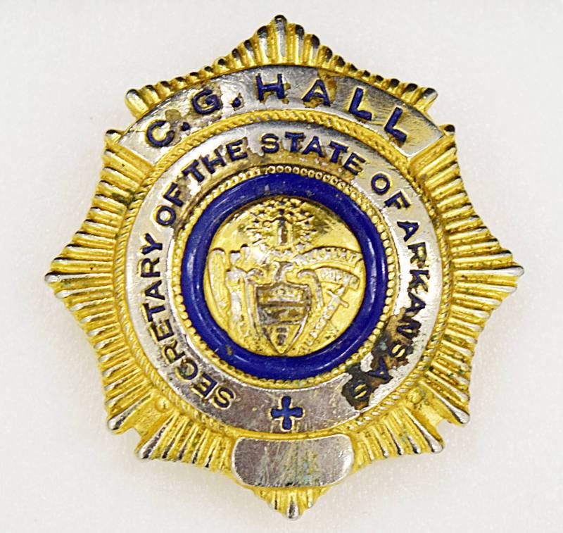 Badge - C.G. Hall