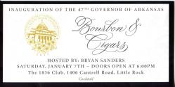 Ticket, Inaugural - Sarah Huckabee Sanders