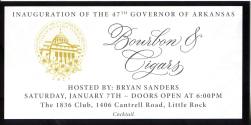 Tickets, Inaugural - Sarah Huckabee Sanders