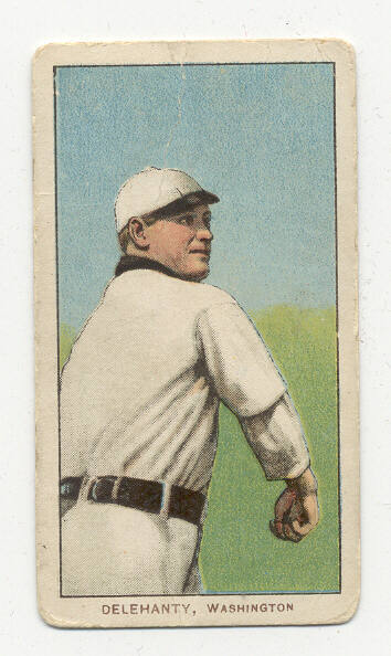 Baseball card of Delehanty from Washington