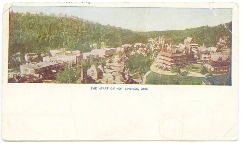 AR Postcard - Heart of Hot Springs